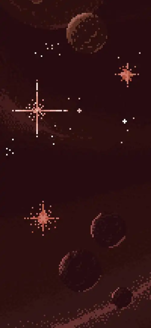 二次元像素风场景高清手机壁纸