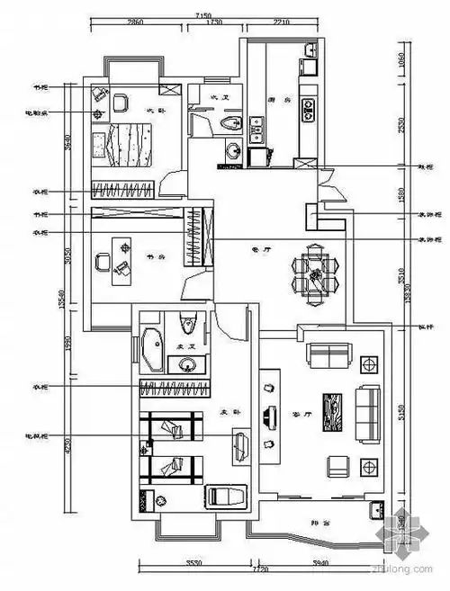 一套完整室内装修图纸专题_2019年一套完整室内装修图纸资料免费下载