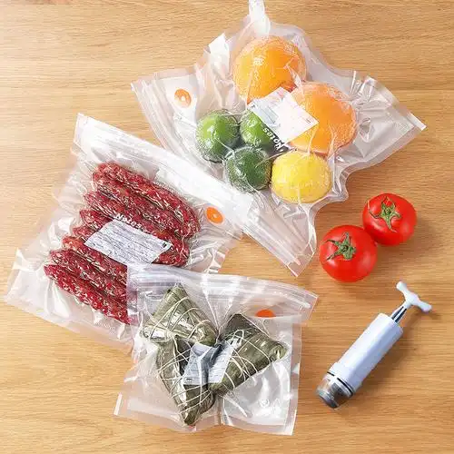 密封袋食品袋家用经济装自封袋包装加厚密实袋水果保鲜小号塑封袋