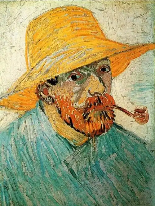 透过40多幅梵高自画像感受他的愤怒疯狂忧郁以及偶尔的快乐