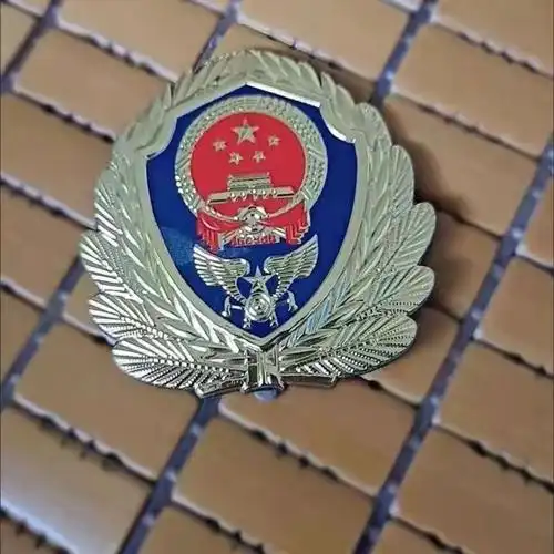 定制金属消防帽徽螺丝扣款橡胶消防帽徽贴胶款大型徽小型徽 标准螺丝