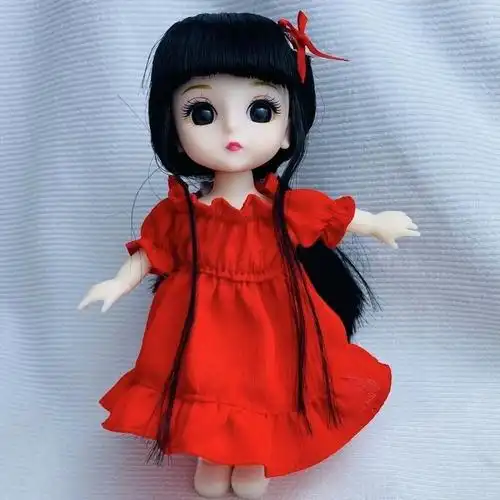 16厘米可爱芭比娃娃多关节公主玩具礼物组合5袋装