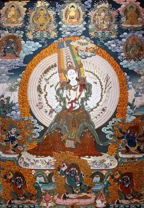 《大白伞盖佛母》娘本 彩唐