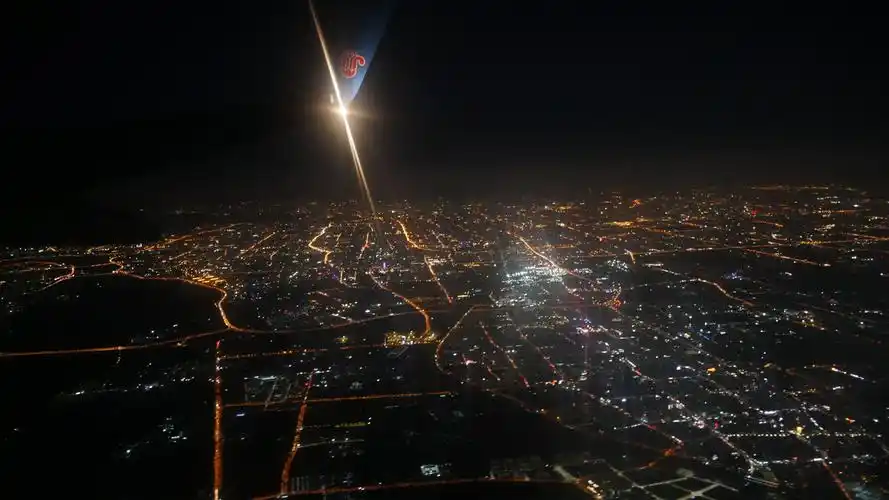 南方航空大兴机场北京夜景