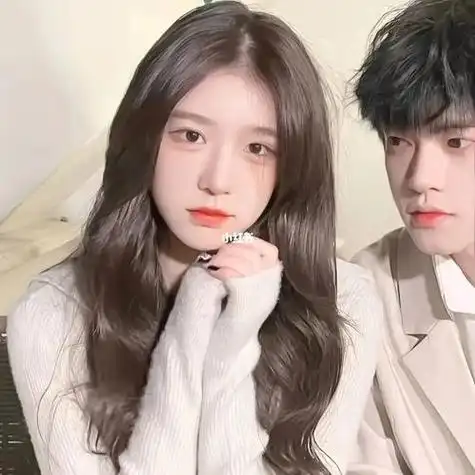 高颜值真人情侣头像