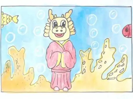 海龙王简笔画儿童
