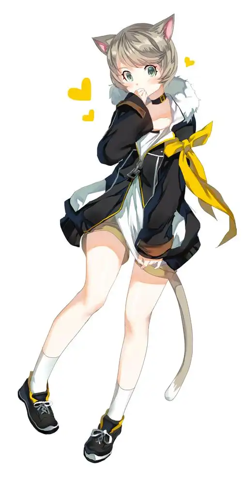 单腿站立的动漫女孩图片下载(15p)