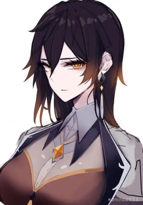 钟离·女装·壁纸头像图·岩王帝姬-原神社区-米游社