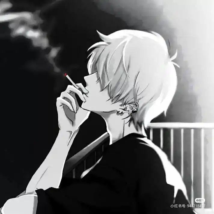 丧系男生头像 - 抖音