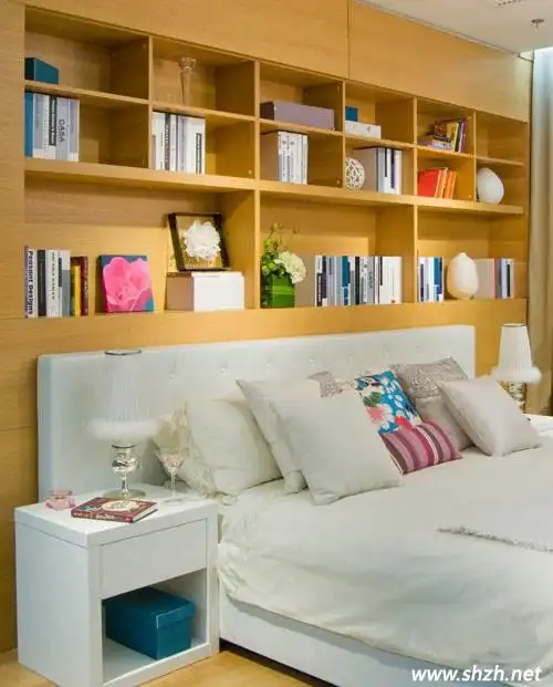 卧室收纳绝顶创意收纳型床头书柜