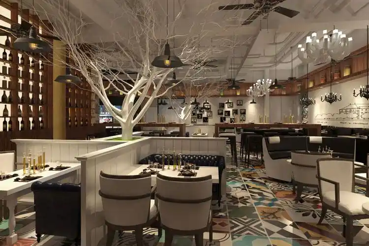 欧疯煮意西餐厅 西餐厅装修设计效果图-成都餐饮装修案列-四川ag娱乐