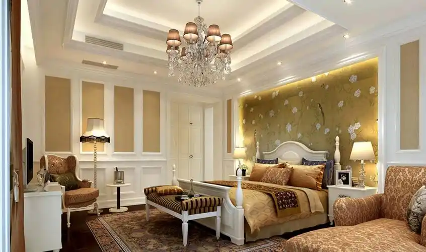 586平米卧室吊顶室内实景图