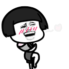 蘑菇头勾勾腿爱心发射gif动图_动态图_表情包下载_soogif
