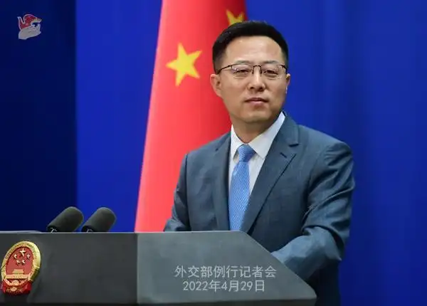 2022年4月29日外交部发言人赵立坚主持例行记者会