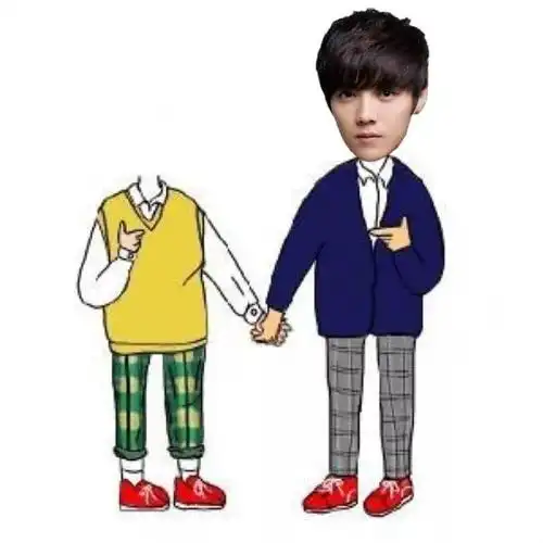 超火无头小人情侣头像在这里