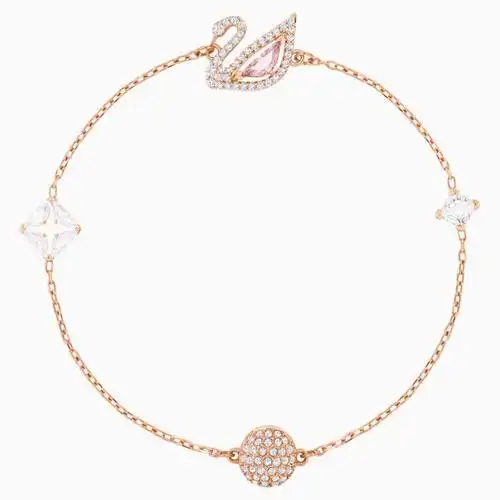 swarovski 施华洛世奇女士时尚水晶天鹅手链精致百搭 single l【图片