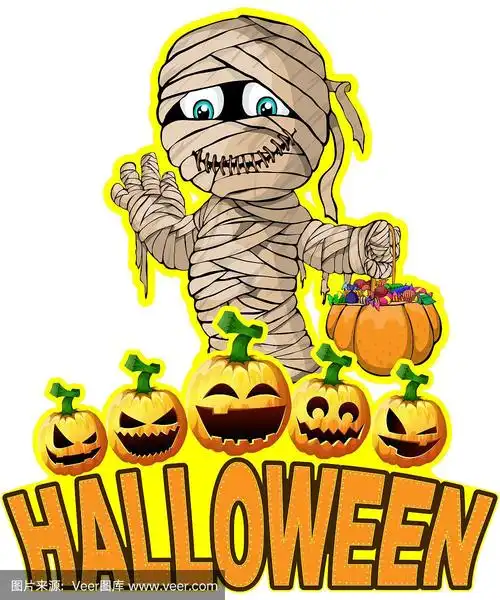 万圣节木乃伊海报