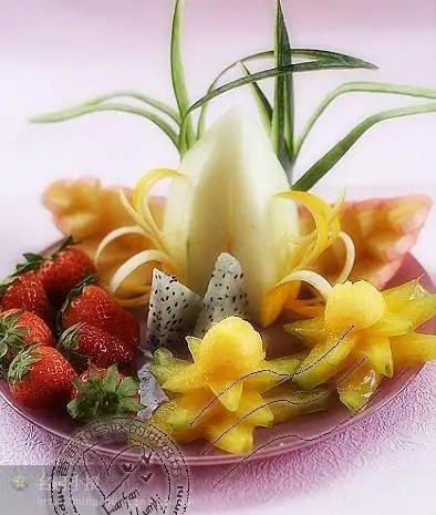 水果雕刻,果盘或者简单装盘