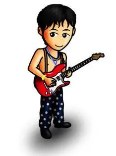 求beyond全体或个人的卡通qq头像类似