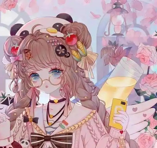 电竞优质动漫闺蜜头像_wi-fi_图片_字体