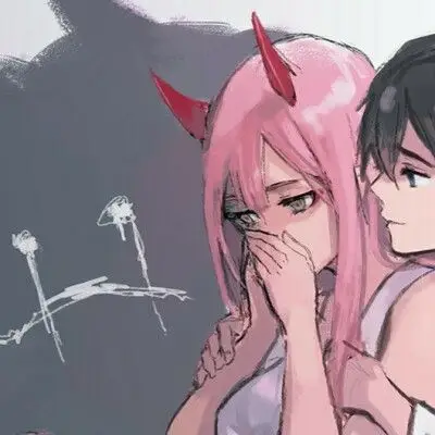 【星酱】darlinginthefranxx 情头(动漫二次元 情侣头像 头像)