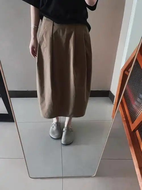 好物推荐  #无印良品  #muji弹力灯芯绒裙子  #muji灯笼裙  #muj┐