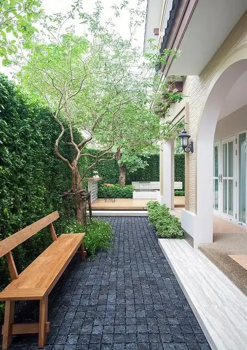 别墅庭院设计分享2个精美的现代花园