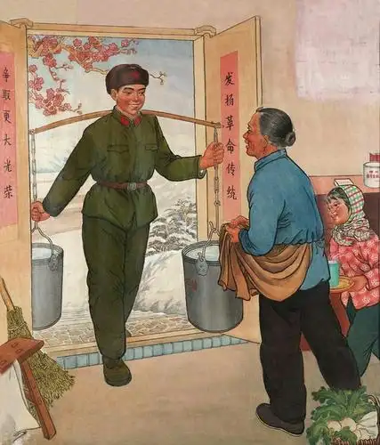 一组七十年代的精美年画欣赏