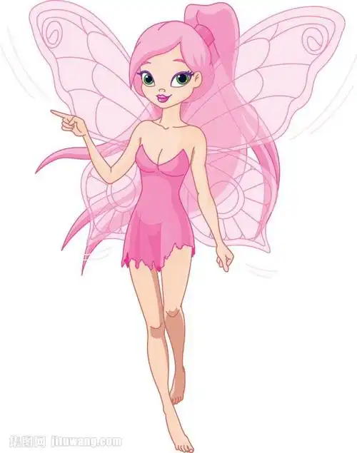 卡通精灵女孩漫画