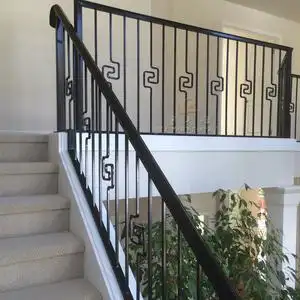 木扶手栏杆中式图片