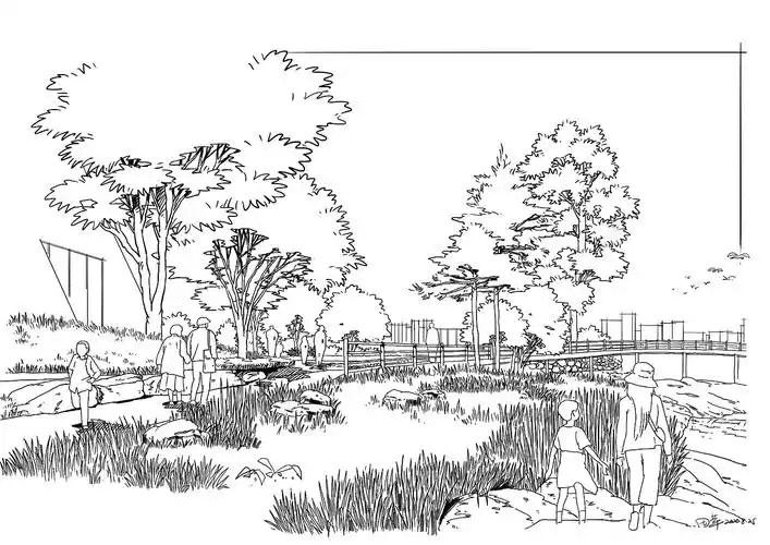 【上战手绘作品分享】景观线稿