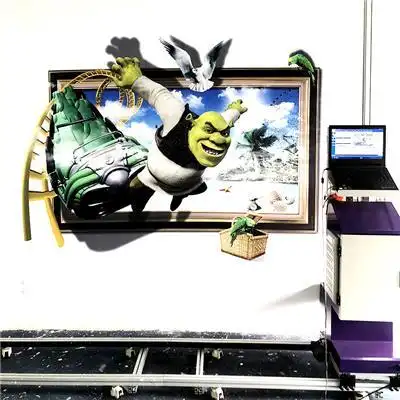 便携墙体彩绘机3d墙面美画机立体墙画打印机背景墙壁画户外喷绘机