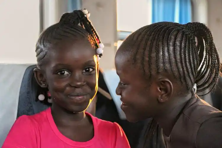 可爱的黑人小孩