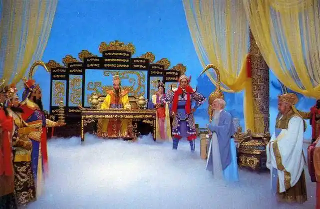西游记珍贵剧照:杨洁导演给我们描绘了天宫应该有的样子,致敬!