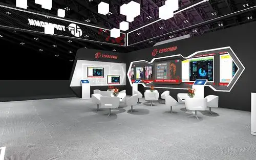 鼎信会展展位展览3d效果图