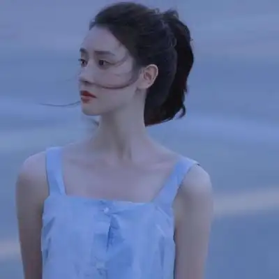 高清唯美的小清新浅蓝色系女头图片,女生头像图片