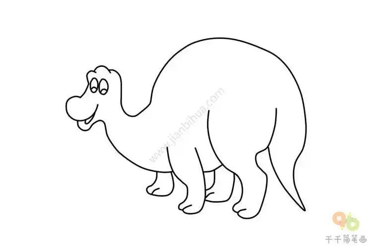 禽龙简笔画视频