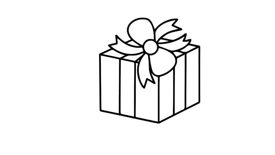 怎么画礼物盒子 - 简笔画 - 懂得