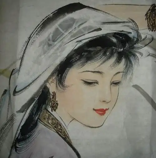 刘继卣画的人物仕女,花鸟走兽,多为工笔与写意相