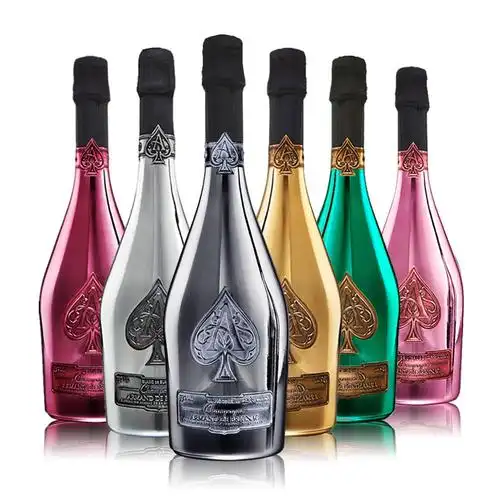 包邮 黑桃a香槟 冰封 冰焰 神龙套6色钢琴烤漆礼盒 香槟起泡