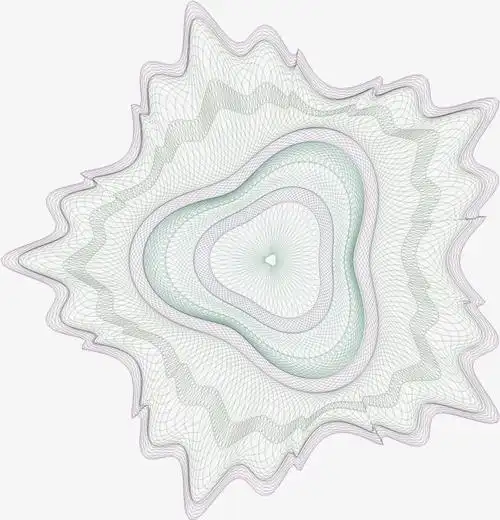 矢量证书防伪花纹底纹素材