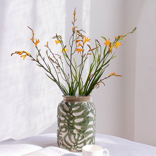 国产火焰兰鲜花鲜切花野花草雄黄兰家庭插花基地直发水养情人节礼