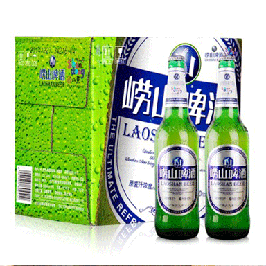 鹿邑区域崂山啤酒瓶装