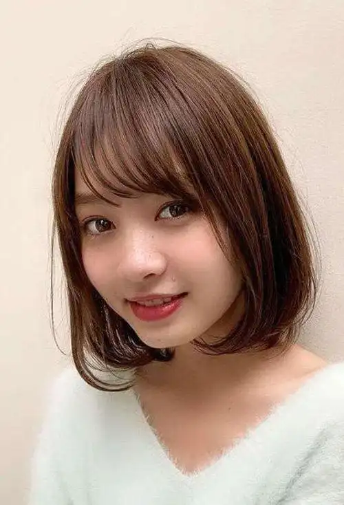 大圆脸女生剪的短发圆男人心中的短发造型 - 圆脸发型 - 发型社