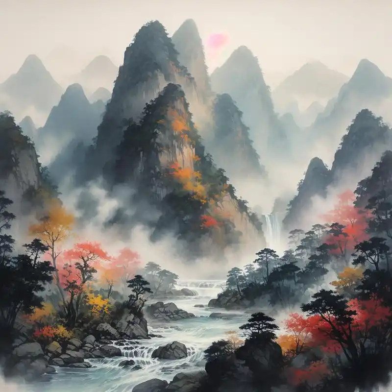 看一次就会爱上的程度～山水画作为头像也是不错的选择,意境悠远,让人