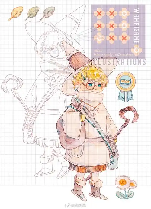 水彩 插画画师:黄皮桑