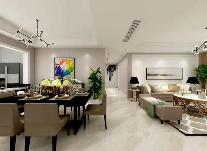 2021现代简约家居客餐厅装修效果大全