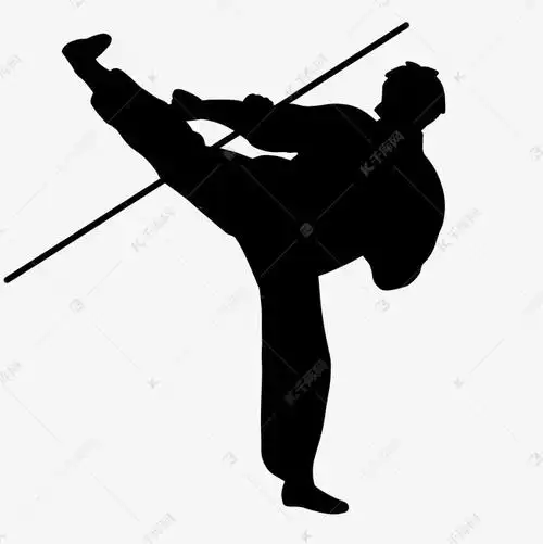 武术人物剪影素材图片免费下载-千库网