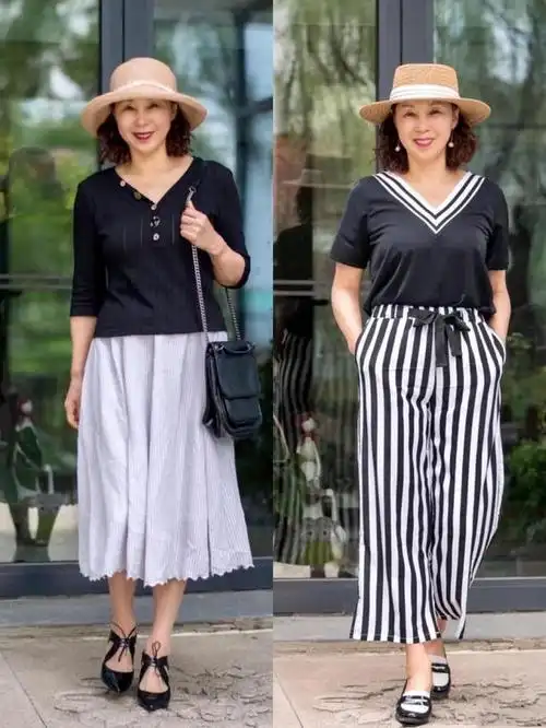 时尚与年龄无关!50岁的女人夏季这样穿搭,优雅减龄还高级显气质