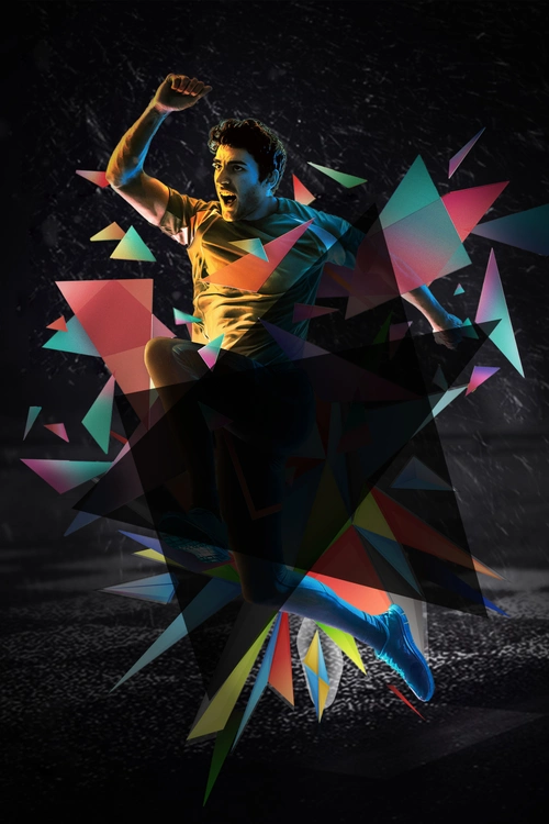 健身中心易拉宝海报背景素材